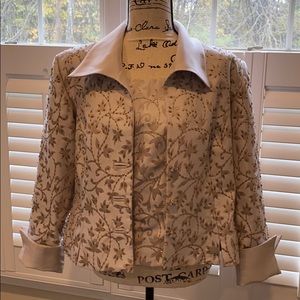 Gorgeous beaded jacket and sleeveless top